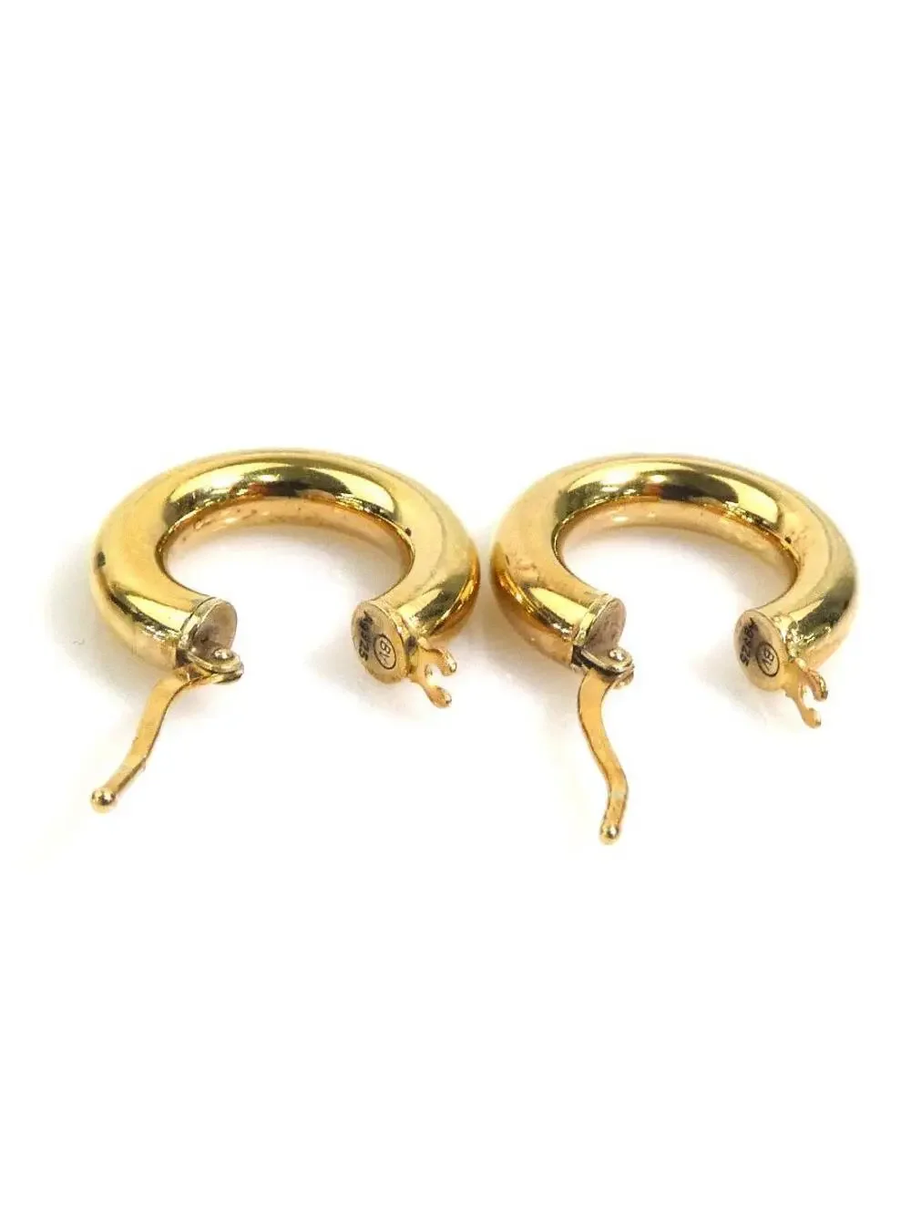 Auth Bottegaveneta Pierce Earrings Gold #302666B24B